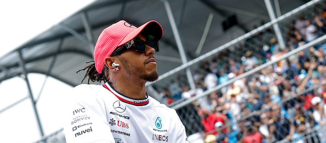 Formel 1 - Mercedes-AMG PETRONAS F1 Team, Großer Preis von Miami 2023. Lewis Hamilton 

Formula One - Mercedes-AMG PETRONAS F1 Team, 2023 Miami GP. Lewis Hamilton