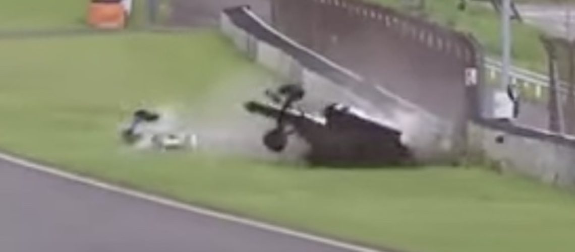 Crash in Japanse Super Formula